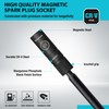 DURATECH 5/8" Swivel Magnetic Spark Plug Socket, 1MM Thin Wall