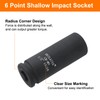 uxcell 13/16 Inch SAE Deep Impact Socket 1/2 Inch Drive