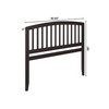 AFI, Richmond Slatted Queen Solid Wood Headboard, Espresso
