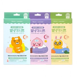 Kakao Friends Cooling Sheet 3-Pack (Ryan/Apeach/Muzi) Ryan+Apeach+Muzi