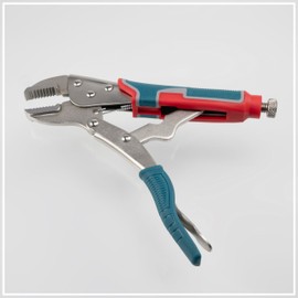AERZETIX - K34118 - Locking Pliers - 225mm - Movable Jaw with Self-Locking Jaw - Adjustable Clamp Pliers Multifunctional Fast - Made of Carbon Steel HRC 38-48