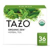 TAZO Organic Zen Green Tea, Caffeinated Tea with Refreshing Lemongrass