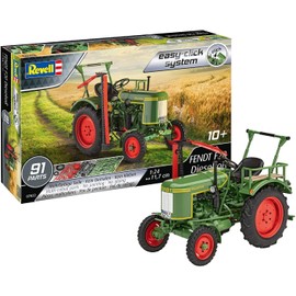 Revell 07822 Fendt F20 Dieselross Tractor (Easy-Click) Model Kit 1:24 Scale