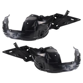 TRQ TRQ Inner Fender Liner Set Compatible with 2011-2015 Honda CR-Z HO1248140 HO1249140