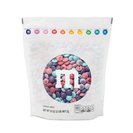 M&M’S WORLD Mother's Day Milk Chocolate Candy - 2lbs of Bulk Chocolate Candies in a Resealable Pack, For Mother's Day Celebrations