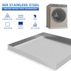 27" x 25" x 2.5" Washing Machine Pan, 304 Stainless