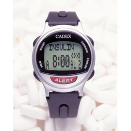 CADEX 12 Alarm Watch - Digital Medical ID - Silver