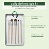 EcoTools, Daily Defined Eye Kit, Set de Brochas para Ojos, Maquillaje de Ojo, Definir y Difuminar, Modelo 1627