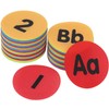 Carpet Spots Markers with Number Alphabet, 60 Pcs 4 inches