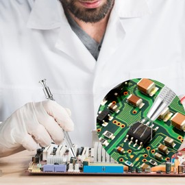 Amabro 3 PCS Jeweler's Pick Up Tool, 4 Claw Stainless Steel Jewelry Ball Grabber Pearl Diamond Gem Tweezers Piercing Assistant Tool Pen for Small Parts Tiny Objects IC Chips Electronic Components