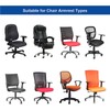 XIEHUZA 2 Pair Office Chair Armrest Covers, Office Removable Arm