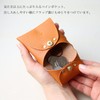 PORCO ROSSO Seamless Coin Case, Original Tochigi Leather, Made in