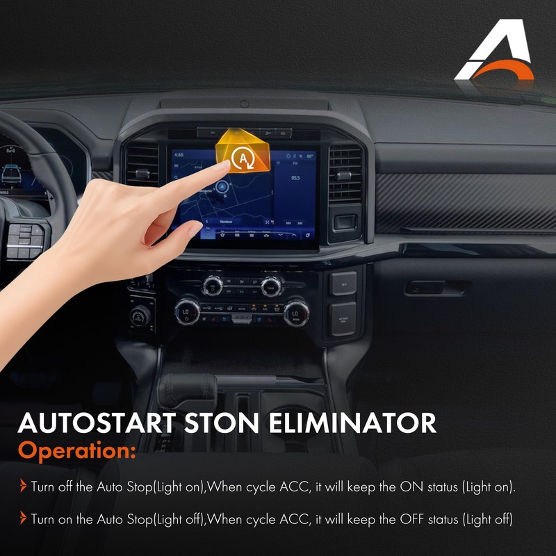 A-qrenium Auto Start Stop Eliminator Compatible with Ford F150 2021-2026