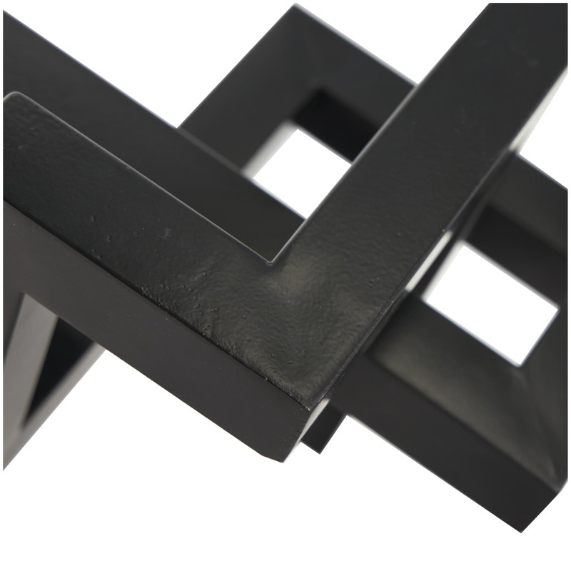 Deco 79 Metal Geometric Decorative Sculpture Abstract Shaped Home Decor