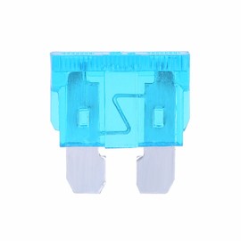 Keenso Juego de Adaptadores de Grifo de Fusible para Coche, 15A Fusibles de Coche y Soporte para Fusibles de Grifo(Estándar)