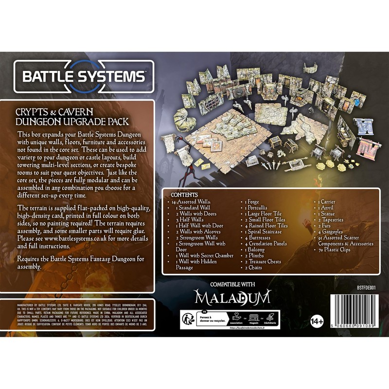 Battle Systems Crypts & Caverns Dungeon Upgrade Pack