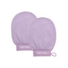 TONYMOLY Plum Bum Deep Exfoliating Gloves, Korean Body Scrubber Mitt,