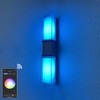 9W RGBW Color Changing Smart Wall Lights Rectangle App Control