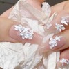lasuroa Silikon Nagelformen, 3D Blumen Nagel Charm Formen Zarte Blumen