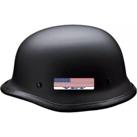USA Biker Goods American Flag: Vet Motorcycle Helmet Stickers