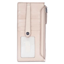 Frye Women's Melissa Snap Card Wallet, Stylish Design with Holder & Slots, Compact for Purse, Nude, One Size