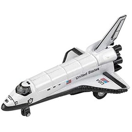 Rhode Island Novelty 5 Inch Diecast Pullback Space Shuttle, One Space Shuttle