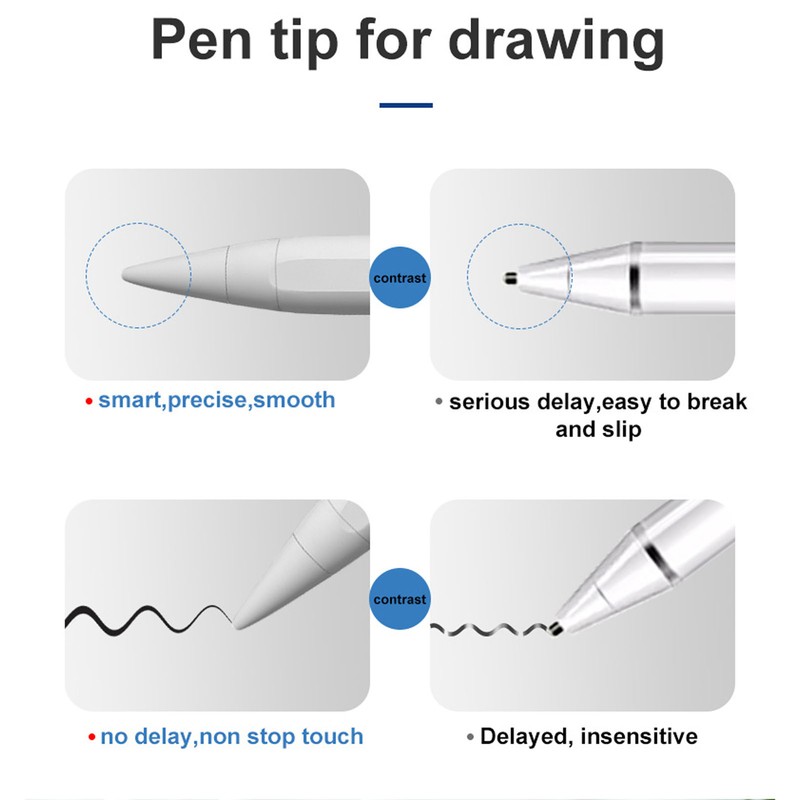 Stylus Pen Digital Pencil Fine Point Quiet Write Smart Pen