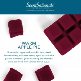 Scentsationals Warm Apple Pie 2.5 oz Scented Fragrant Wax Melts