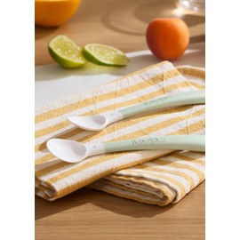 BabyBjörn Feeding Spoon, 2-Pack, Powder Green