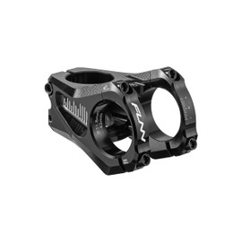 FUNN Equalizer Bicycle Stem without Riser - Length 42 mm Stem with 31.8 mm Handlebar Clamp, 0 Degree Alloy Stem for Mountain Bike and BMX Bike (Black)