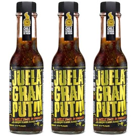 Juelagranput Challenge Hot Sauce – 3-Pack Carolina Reaper, Chipotle & Smoked Garlic – Hottest Hot Sauce in Honduras – Extreme Artisan Firebomb Set