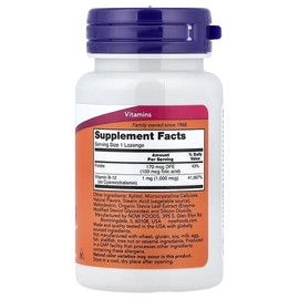 NOW Foods, B-12, 100 Candy Tablets / NOW Foods (나우푸드), B-12, 사탕 정제 100정