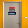 All Quality Standard Staff Only Wall or Door Sign |