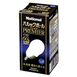 Panasonic 60 Shape E26 Bulb Shape Fluorescent parukkubo-ru Premier Cool Colors efa15ed/10H