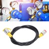2m/6ft Hydraulic Pressure Test Hose 630Bar M16 X 2‑1/4BSP PU