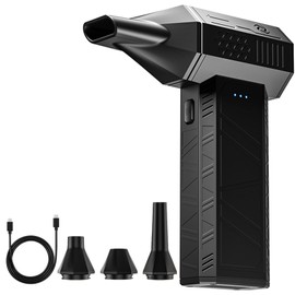 Y-YDS Aire Comprimido Electrico, Sopladora de Aire Inalambrica para PC, 110000 RPM Pistola de Aire Comprimido con 3 Velocidades para Teclado, Laptop, Coche, Sofá y Muebles