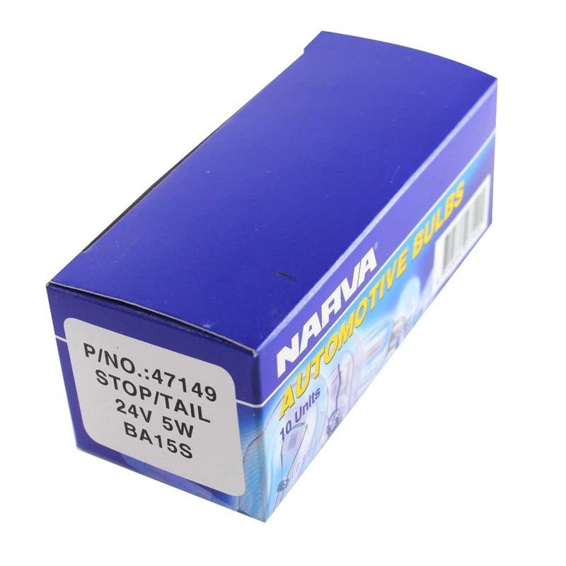 Narva 24V 5W R5W BA15S Incandescent Globe 10 Pieces