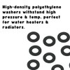 Invero® 10 Pack 13mm Rubber Hole Hose Connector Washers Sealer
