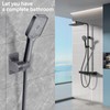 Zikenis Shower Holder, No Drilling, Suction Cup with 360° Rotating
