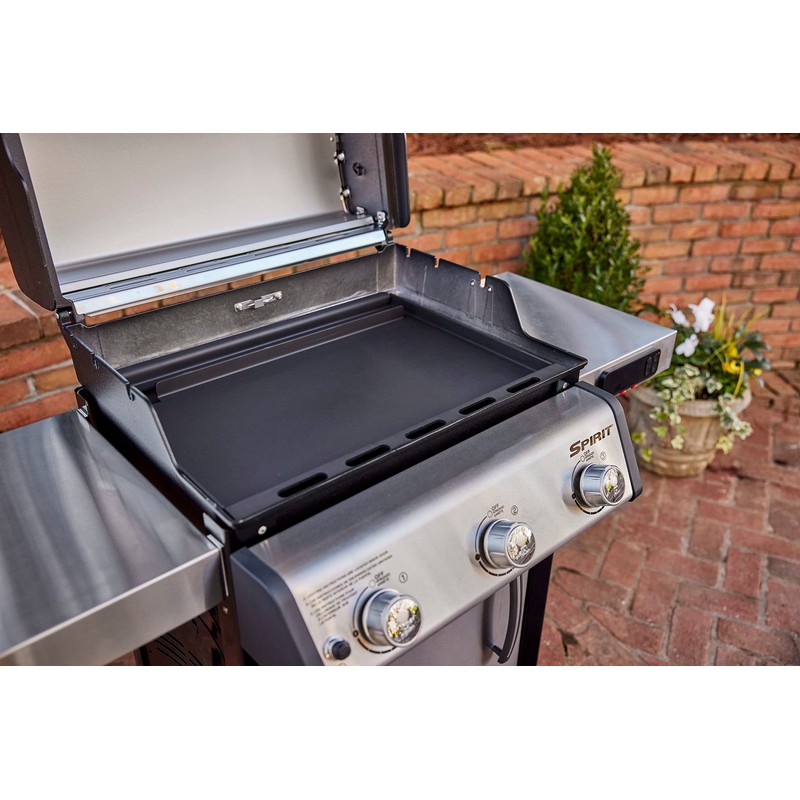 Weber Full Size Rectangular Griddle, Spirit 300 Series, Carbon Steel,