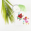 36PCS Facial Stickers for Kids Cartoon Hawaiian Beach Theme Sticker