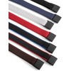 Olata Elastic Adjustable Unisex Belt with Plastic Buckle - Comfortable