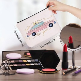 New York Vacation Gift NCY Bachelorette Party Favor Take Me to New York Zipper Pouch Makeup Bag (to New York EU)