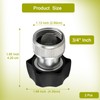 Evangenial 2-Pack Electric Pressure Washer Coupler, 3/4" Garden Hose Adapter