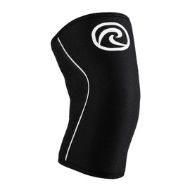 Rehband Power Max Knee Support for Weight Sports 7 mm SBR / Neoprene, Competition Knee Sleeves for Bodybuilding, Powerlifting, Crossfit & Heavy Weightlifting, Colour: Black, Size: XS