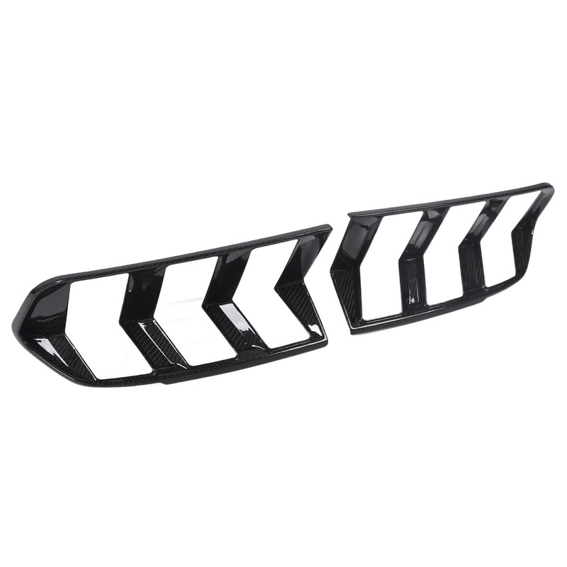 1 Pair Taillight Frame Dry Carbon Fiber Glossy Rear Light