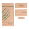 4Pcs Acrylic Templates Durable Reusable Transparent Clear DIY Leather Models