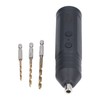 Electric Screwdriver Cordless with 3pcs Twist Drill Bit Tool Set
