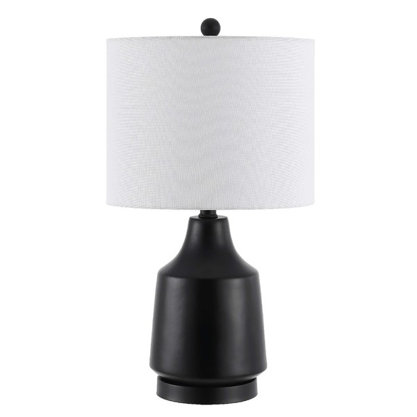 Safavieh Lighting Collection Atrius Modern Contemporary Black 24-inch Table Lamp