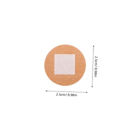 SUPVOX 80PCS Portable Round Bandages for Fingers Breathable Flexible Fingertip Bandages Durable and Travel Essentials for Outdoor Activities Includes Each